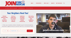 Desktop Screenshot of joinfirerescue.com